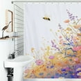 thumbnail image 1 of Shower Curtain Watercolor Wildflower Meadow Bathroom Waterproof Polyester Home Ration Curtain With Hook, 1 of 4