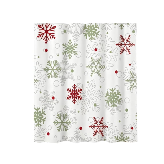 Shower Curtain Waterproof High-Density Polyester with 12 Hooks - No-Drill Installation, Reinforced Grommets, Quick-Dry, Hotel Bathroom Use