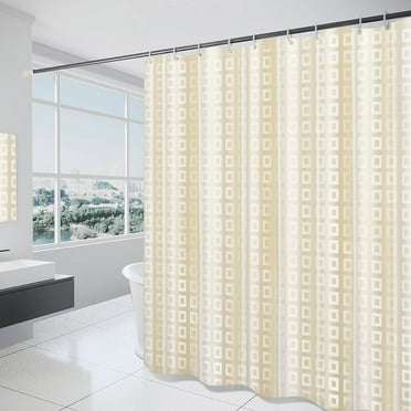 Shower Curtain Waterproof Mildew Resistant Mold Resistant Antibacterial Bath Curtains with Hooks Bathroom Accessories A1
