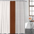 thumbnail image 1 of Shower Curtain Waterproof Shower Curtain for Bathroom,Bathtub,Shower, Boho Leather Texture Brown Shower Curtain Set with Hooks for Home Decoration 72x72 Inch, 1 of 6