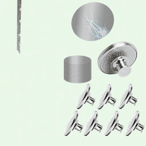 Shower Curtain Weights Magnetic, Keep Curtain Liners Secure & Tight, Windproof Stop Splash Clips, Heavy Magnets with 16 Patches, for All Tubs