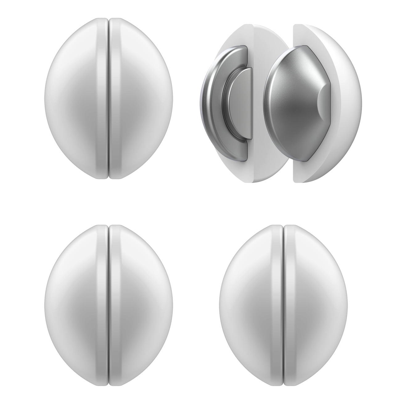 Magnetic Shower Curtain Weights - Premium Heavy Duty Silicone Wrapped ...