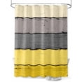 thumbnail image 1 of Shower Curtain Yellow Wood Grain Bathroom Curtains with Hooks, Waterproof Fabric Farmhouse Wooden Stripes Bath Shower Curtains Set for Bathroom Bathtubs Decor 36x72 Inch, 1 of 8