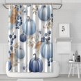 thumbnail image 1 of Shower Curtain for Bathroom Autumn Pumpkin Orange White Bathroom Curtain Durable Modern Bath Curtain Hooks Included,72x72Inch, 1 of 5