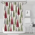 thumbnail image 1 of Shower Curtain for Bathroom Christmas Tree Winter Holiday Shower Curtains Waterproof Funny Bathroom Curtains Hooks Included,72x72Inch, 1 of 5