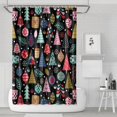 thumbnail image 1 of Shower Curtain for Bathroom Farmhouse Xmas Covered Snow Bathroom Curtain Durable Funny Bathroom Curtains Hooks Included,72x72Inch, 1 of 1