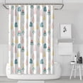 thumbnail image 1 of Shower Curtain for Bathroom Forest Rustic Farmhouse Triangle Tree Shower Curtains Durable Modern Shower Curtain Hooks Included,72x72Inch, 1 of 5