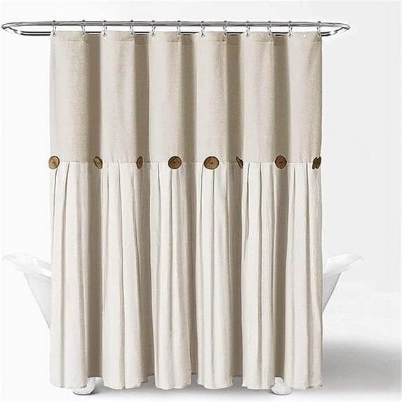 Shower Curtain for Bathroom Linen - 84"L x 72"W