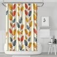 thumbnail image 1 of Shower Curtain for Bathroom Maple Leaf Orange Fall Harvest Bathroom Curtain Durable Simple Bathroom Curtains Hooks Included,72x72Inch, 1 of 5
