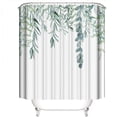 thumbnail image 1 of Shower Curtain for Bathroom Tropical Leaves Plant Pattern Shower Curtain Waterproof Polyester Fabric Bath Curtain 71''''×71'''' (A), 1 of 3
