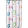 thumbnail image 1 of Shower Curtain for Bathroom Tropical Leaves Plant Pattern Shower Curtain Waterproof Polyester Fabric Bath Curtain 71''''×71'''' (Hibiscus), 1 of 2