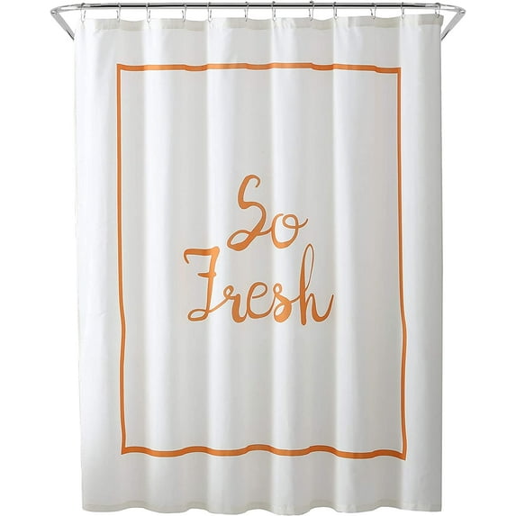 Shower Curtain with Antimicrobial Odor Protection - So Fresh - 72x72