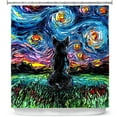 thumbnail image 1 of Shower Curtains 70" x 73" from DiaNoche Designs by Aja Ann - French Bulldog, 1 of 1