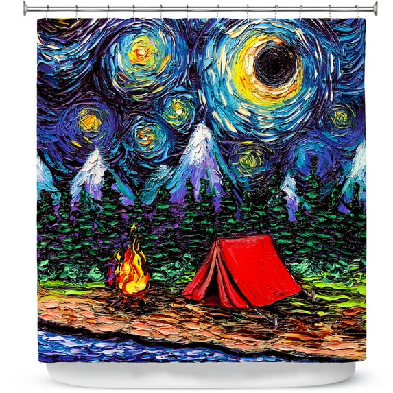 Shower Curtains 70" x 73" from DiaNoche Designs by Aja Ann - Off the Beaten Path