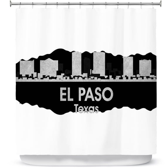 Shower Curtains 70" x 73" from DiaNoche Designs by Angelina Vick - City IV El Paso Texas