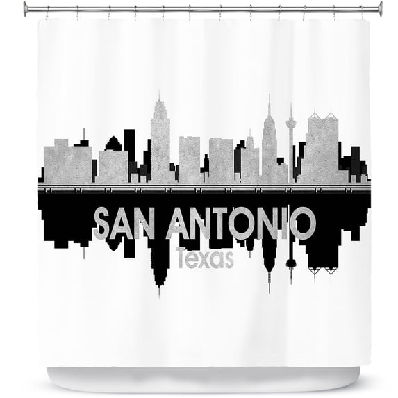 Shower Curtains 70" x 73" from DiaNoche Designs by Angelina Vick - City IV San Antonio Texas