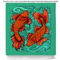 thumbnail image 1 of Shower Curtains 70" x 73" from DiaNoche Designs by Ann-Marie Cheung - Two Fish, 1 of 1