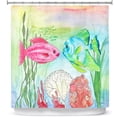 thumbnail image 1 of Shower Curtains 70" x 73" from DiaNoche Designs by Catherine Holcombe - Buck and Wanda, 1 of 1