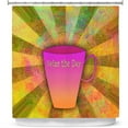 thumbnail image 1 of Shower Curtains 70" x 73" from DiaNoche Designs by China Carnella - Coffee Seize the Day, 1 of 1