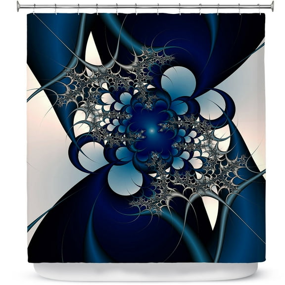 Shower Curtains 70" x 73" from DiaNoche Designs by Christy Leigh - Sky and Moon