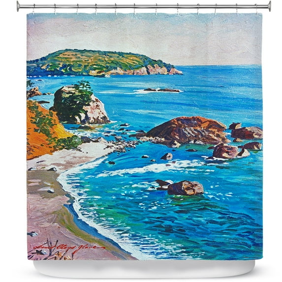 Shower Curtains 70" x 73" from DiaNoche Designs by David Lloyd Glover - California Coast