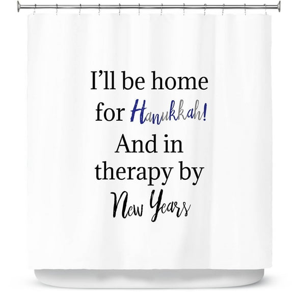 Shower Curtains 70" x 73" from DiaNoche Designs by DiaNoche Art - Hanukkah Holiday