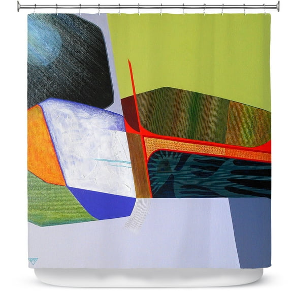 Shower Curtains 70" x 73" from DiaNoche Designs by Jennifer Baird - Deep Time 7