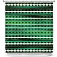 thumbnail image 1 of Shower Curtains 70" x 73" from DiaNoche Designs by Julia Di Sano - Heart Love Midnight Jade, 1 of 1