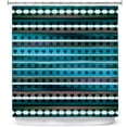 thumbnail image 1 of Shower Curtains 70" x 73" from DiaNoche Designs by Julia Di Sano - Heart Love Teal twist, 1 of 1