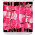 thumbnail image 1 of Shower Curtains 70" x 73" from DiaNoche Designs by Julia Di Sano - Inversion Hot Pink, 1 of 1