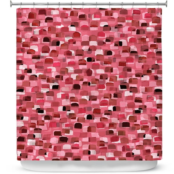 Shower Curtains 70" x 73" from DiaNoche Designs by Julia Di Sano - Polka Dot Visions 8