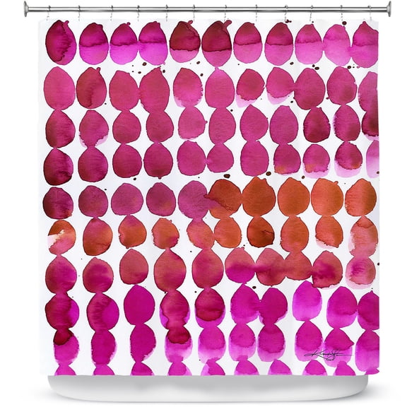 Shower Curtains 70" x 73" from DiaNoche Designs by Kathy Stanion - Color Jewels II
