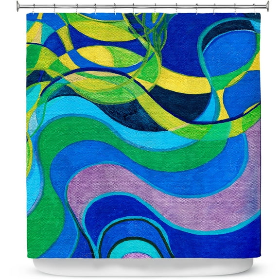 Shower Curtains 70" x 73" from DiaNoche Designs by Lorien Suarez - Water Series 6