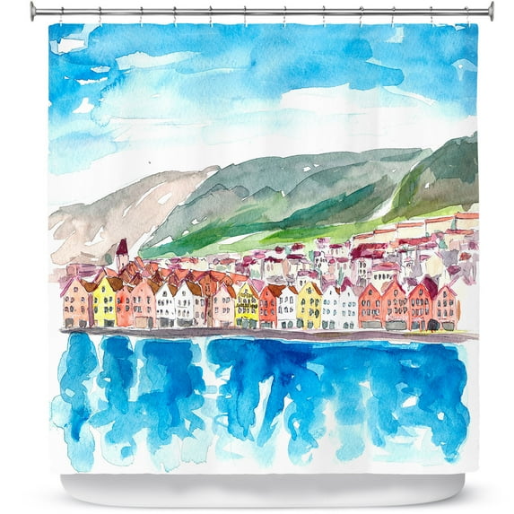 Shower Curtains 70" x 73" from DiaNoche Designs by Markus Bleichner - Bergen Norway