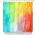 thumbnail image 1 of Shower Curtains 70" x 73" from DiaNoche Designs by Marley Ungaro - Artsy Rainbow Wash, 1 of 1