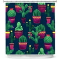 thumbnail image 1 of Shower Curtains 70" x 73" from DiaNoche Designs by Noonday Design - Cacti, 1 of 1