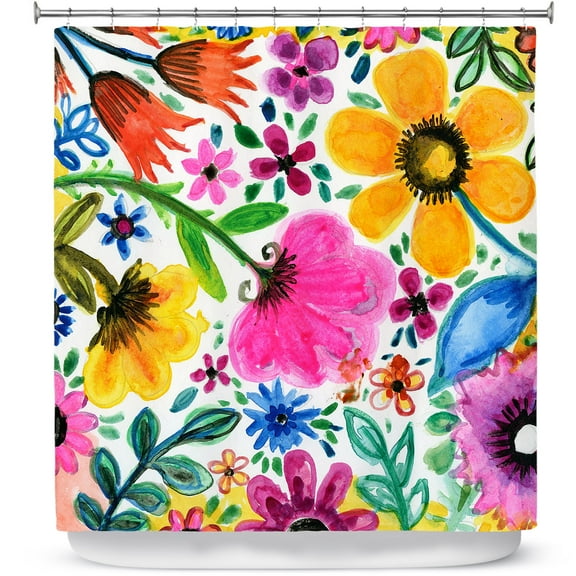 Shower Curtains 70" x 73" from DiaNoche Designs by Robin Mead - Morning Sun
