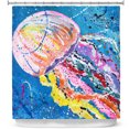 thumbnail image 1 of Shower Curtains 70" x 73" from DiaNoche Designs by Shay Livenspargar - Stinger, 1 of 1