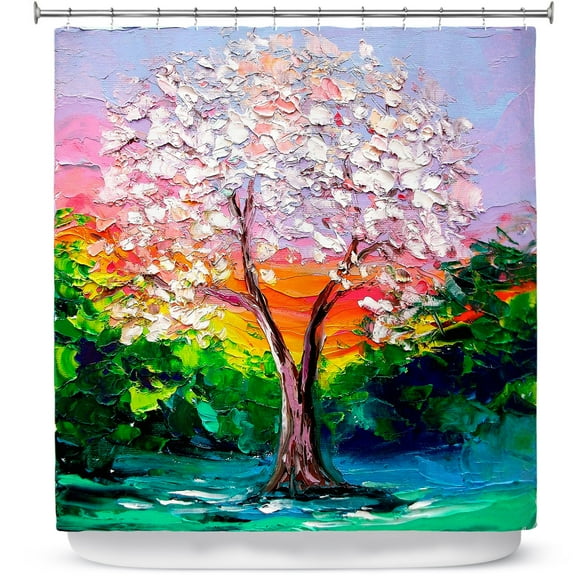 Shower Curtains 70" x 84" from DiaNoche Designs by Aja Ann - Story of the Tree L