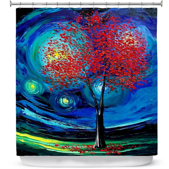 Shower Curtains 70" x 84" from DiaNoche Designs by Aja Ann - Story of the Tree xli