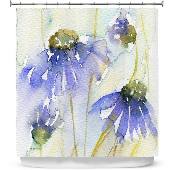 Shower Curtains 70" x 84" from DiaNoche Designs by Amanda Hawkins - Cottage Garden