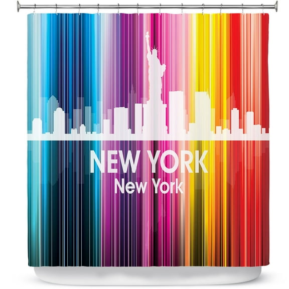 Shower Curtains 70" x 84" from DiaNoche Designs by Angelina Vick - City II New York New York