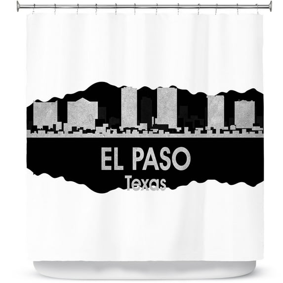 Shower Curtains 70" x 84" from DiaNoche Designs by Angelina Vick - City IV El Paso Texas