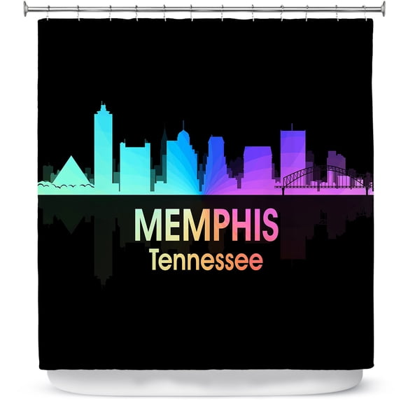 Shower Curtains 70" x 84" from DiaNoche Designs by Angelina Vick - City V Memphis Tennessee