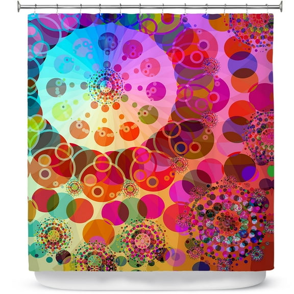 Shower Curtains 70" x 84" from DiaNoche Designs by Angelina Vick - Merry Go Round I
