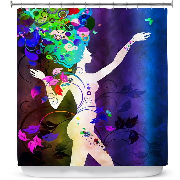 Shower Curtains 70" x 84" from DiaNoche Designs by Angelina Vick - Wondrous Night 3