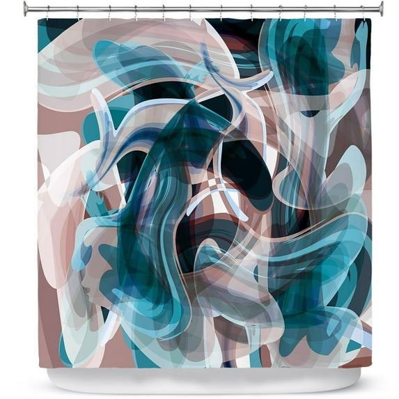 Shower Curtains 70" x 84" from DiaNoche Designs by Angelina Vick - Your Ocean Blue