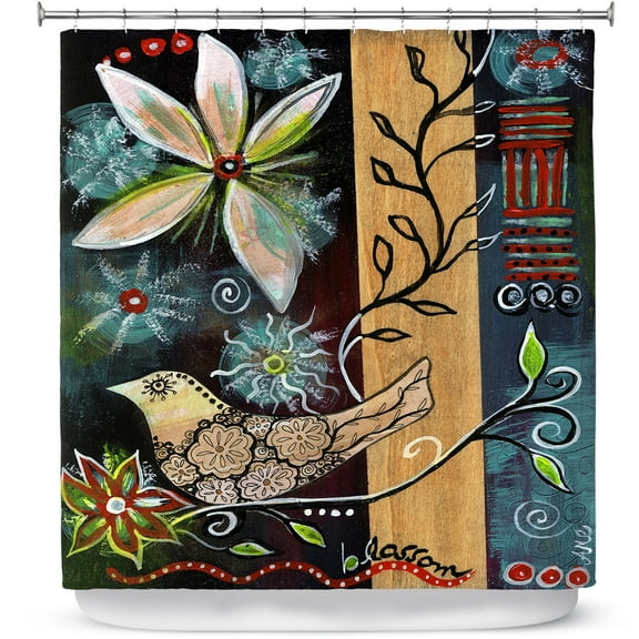 Shower Curtains 70" x 84" from DiaNoche Designs by Ann-Marie Cheung - Blossom