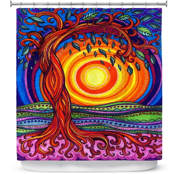Shower Curtains 70" x 84" from DiaNoche Designs by Ann-Marie Cheung - Tree of Life