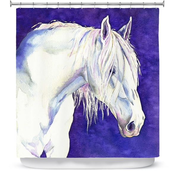 Shower Curtains 70" x 84" from DiaNoche Designs by Brazen Design Studio - Shay Horse